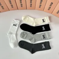 Cheap MIU MIU Socks #1401215 Replica Wholesale [$29.00 USD] [ITEM#1401215] on Replica MIU MIU Socks