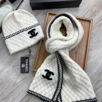 Cheap Chanel Hat and Scarf Set #1401270 Replica Wholesale [$52.00 USD] [ITEM#1401270] on Replica Chanel Hat and Scarf and Glove Set