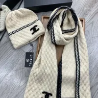 Cheap Chanel Hat and Scarf Set #1401271 Replica Wholesale [$52.00 USD] [ITEM#1401271] on Replica Chanel Hat and Scarf and Glove Set