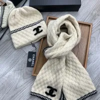 Cheap Chanel Hat and Scarf Set #1401271 Replica Wholesale [$52.00 USD] [ITEM#1401271] on Replica Chanel Hat and Scarf and Glove Set