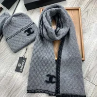 Cheap Chanel Hat and Scarf Set #1401272 Replica Wholesale [$52.00 USD] [ITEM#1401272] on Replica Chanel Hat and Scarf and Glove Set