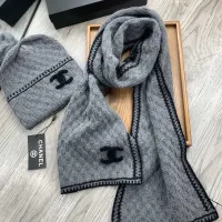 Cheap Chanel Hat and Scarf Set #1401272 Replica Wholesale [$52.00 USD] [ITEM#1401272] on Replica Chanel Hat and Scarf and Glove Set