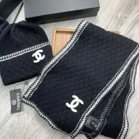 Cheap Chanel Hat and Scarf Set #1401273 Replica Wholesale [$52.00 USD] [ITEM#1401273] on Replica Chanel Hat and Scarf and Glove Set