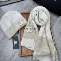 Cheap Chanel Hat and Scarf Set #1401279 Replica Wholesale [$52.00 USD] [ITEM#1401279] on Replica Chanel Hat and Scarf and Glove Set