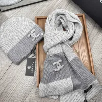 Cheap Chanel Hat and Scarf Set #1401282 Replica Wholesale [$52.00 USD] [ITEM#1401282] on Replica Chanel Hat and Scarf and Glove Set