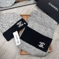 Cheap Chanel Hat and Scarf Set #1401283 Replica Wholesale [$52.00 USD] [ITEM#1401283] on Replica Chanel Hat and Scarf and Glove Set