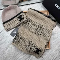 Cheap Chanel Hat and Scarf Set #1401290 Replica Wholesale [$52.00 USD] [ITEM#1401290] on Replica Chanel Hat and Scarf and Glove Set