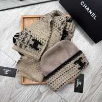 Cheap Chanel Hat and Scarf Set #1401290 Replica Wholesale [$52.00 USD] [ITEM#1401290] on Replica Chanel Hat and Scarf and Glove Set