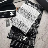 Cheap Chanel Hat and Scarf Set #1401291 Replica Wholesale [$52.00 USD] [ITEM#1401291] on Replica Chanel Hat and Scarf and Glove Set