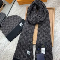 Cheap Louis Vuitton LV Hat and Scarf Set #1401299 Replica Wholesale [$48.00 USD] [ITEM#1401299] on Replica Louis Vuitton LV Hat and Scarf and Glove Set