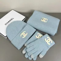Cheap Chanel Hat and Scarf and Glove Set #1401311 Replica Wholesale [$52.00 USD] [ITEM#1401311] on Replica Chanel Hat and Scarf and Glove Set