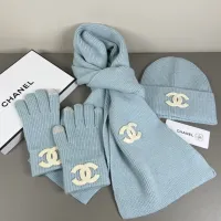 Cheap Chanel Hat and Scarf and Glove Set #1401311 Replica Wholesale [$52.00 USD] [ITEM#1401311] on Replica Chanel Hat and Scarf and Glove Set
