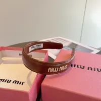 Cheap MIU MIU Headband For Women #1401448 Replica Wholesale [$27.00 USD] [ITEM#1401448] on Replica MIU MIU Headband