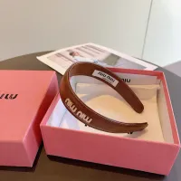 Cheap MIU MIU Headband For Women #1401448 Replica Wholesale [$27.00 USD] [ITEM#1401448] on Replica MIU MIU Headband