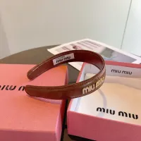 Cheap MIU MIU Headband For Women #1401448 Replica Wholesale [$27.00 USD] [ITEM#1401448] on Replica MIU MIU Headband