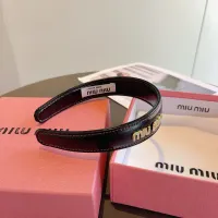 Cheap MIU MIU Headband For Women #1401450 Replica Wholesale [$27.00 USD] [ITEM#1401450] on Replica MIU MIU Headband
