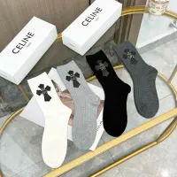 Cheap Chrome Hearts Socks #1401477 Replica Wholesale [$34.00 USD] [ITEM#1401477] on Replica Chrome Hearts Socks
