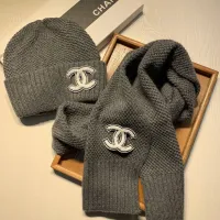 Cheap Chanel Hat and Scarf Set #1401866 Replica Wholesale [$52.00 USD] [ITEM#1401866] on Replica Chanel Hat and Scarf and Glove Set