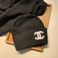 Cheap Chanel Hat and Scarf Set #1401868 Replica Wholesale [$52.00 USD] [ITEM#1401868] on Replica Chanel Hat and Scarf and Glove Set