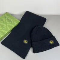 Cheap Gucci Hat and Scarf Set #1401873 Replica Wholesale [$45.00 USD] [ITEM#1401873] on Replica Gucci Hat and Scarf and Glove Set