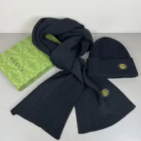 Cheap Gucci Hat and Scarf Set #1401873 Replica Wholesale [$45.00 USD] [ITEM#1401873] on Replica Gucci Hat and Scarf and Glove Set