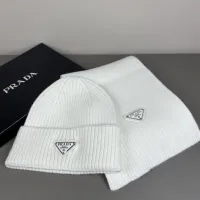 Cheap Prada Hat and Scarf Set #1401874 Replica Wholesale [$45.00 USD] [ITEM#1401874] on Replica Prada Hat and Scarf and Glove Set