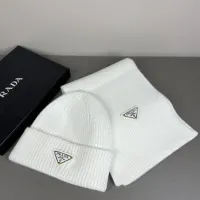 Cheap Prada Hat and Scarf Set #1401875 Replica Wholesale [$45.00 USD] [ITEM#1401875] on Replica Prada Hat and Scarf and Glove Set