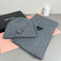 Cheap Prada Hat and Scarf Set #1401876 Replica Wholesale [$45.00 USD] [ITEM#1401876] on Replica Prada Hat and Scarf and Glove Set