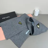 Cheap Prada Hat and Scarf Set #1401877 Replica Wholesale [$45.00 USD] [ITEM#1401877] on Replica Prada Hat and Scarf and Glove Set