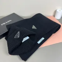 Cheap Prada Hat and Scarf Set #1401878 Replica Wholesale [$45.00 USD] [ITEM#1401878] on Replica Prada Hat and Scarf and Glove Set