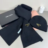 Cheap Prada Hat and Scarf Set #1401879 Replica Wholesale [$45.00 USD] [ITEM#1401879] on Replica Prada Hat and Scarf and Glove Set