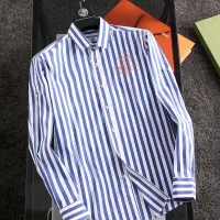 Cheap Hermes Shirts Long Sleeved For Men #1402042 Replica Wholesale [$40.00 USD] [ITEM#1402042] on Replica Hermes Shirts