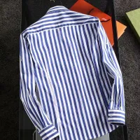 Cheap Hermes Shirts Long Sleeved For Men #1402042 Replica Wholesale [$40.00 USD] [ITEM#1402042] on Replica Hermes Shirts