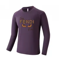 Cheap Fendi T-Shirts Long Sleeved For Men #1402548 Replica Wholesale [$42.00 USD] [ITEM#1402548] on Replica Fendi T-Shirts