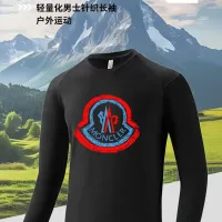 Cheap Moncler T-Shirts Long Sleeved For Men #1402637 Replica Wholesale [$42.00 USD] [ITEM#1402637] on Replica Moncler T-Shirts