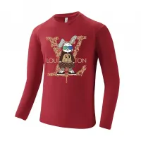 Cheap Louis Vuitton LV T-Shirts Long Sleeved For Men #1402657 Replica Wholesale [$42.00 USD] [ITEM#1402657] on Replica Louis Vuitton LV T-Shirts