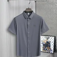 Cheap Salvatore Ferragamo Shirts Short Sleeved For Men #1402773 Replica Wholesale [$52.00 USD] [ITEM#1402773] on Replica Salvatore Ferragamo Shirts