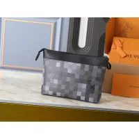 Cheap Louis Vuitton LV Toilet Pouches #1402845 Replica Wholesale [$45.00 USD] [ITEM#1402845] on Replica Louis Vuitton LV Wallets