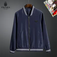 Cheap Prada Jackets Long Sleeved For Men #1403217 Replica Wholesale [$60.00 USD] [ITEM#1403217] on Replica Prada Jackets