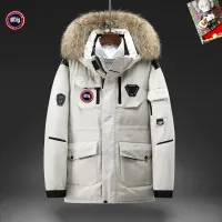 Cheap Canada Goose Down Feather Coat Long Sleeved For Men #1403341 Replica Wholesale [$82.00 USD] [ITEM#1403341] on Replica Canada Goose Down Feather Coat