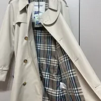 Cheap Burberry Trench Coat Long Sleeved For Women #1403345 Replica Wholesale [$202.00 USD] [ITEM#1403345] on Replica Burberry Trench Coat
