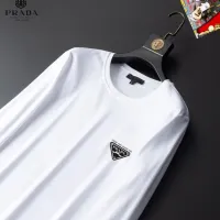 Cheap Prada T-Shirts Long Sleeved For Unisex #1403373 Replica Wholesale [$34.00 USD] [ITEM#1403373] on Replica Prada T-Shirts