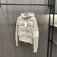 Cheap Thom Browne Down Feather Coat Long Sleeved For Women #1403455 Replica Wholesale [$132.00 USD] [ITEM#1403455] on Replica Thom Browne Down Feather Coat