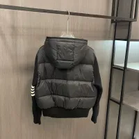 Cheap Thom Browne Down Feather Coat Long Sleeved For Women #1403456 Replica Wholesale [$132.00 USD] [ITEM#1403456] on Replica Thom Browne Down Feather Coat