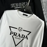 Cheap Prada T-Shirts Long Sleeved For Unisex #1403499 Replica Wholesale [$34.00 USD] [ITEM#1403499] on Replica Prada T-Shirts