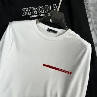 Cheap Prada T-Shirts Long Sleeved For Unisex #1403501 Replica Wholesale [$34.00 USD] [ITEM#1403501] on Replica Prada T-Shirts