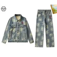 Cheap Philipp Plein PP Tracksuits Long Sleeved For Men #1403864 Replica Wholesale [$100.00 USD] [ITEM#1403864] on Replica Philipp Plein PP Tracksuits