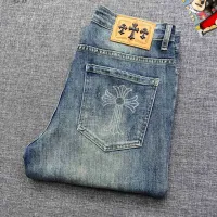 Cheap Chrome Hearts Jeans For Men #1403886 Replica Wholesale [$48.00 USD] [ITEM#1403886] on Replica Chrome Hearts Jeans