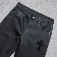 Cheap Chrome Hearts Jeans For Men #1403887 Replica Wholesale [$48.00 USD] [ITEM#1403887] on Replica Chrome Hearts Jeans