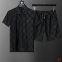 Cheap Louis Vuitton LV Tracksuits Short Sleeved For Men #1404074 Replica Wholesale [$68.00 USD] [ITEM#1404074] on Replica Louis Vuitton LV Tracksuits